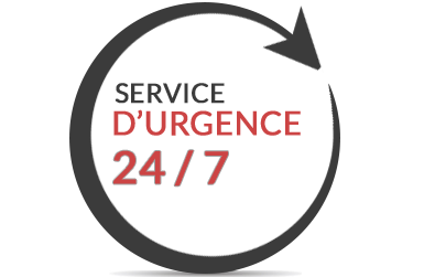 service urgence 24 heures 7 jours